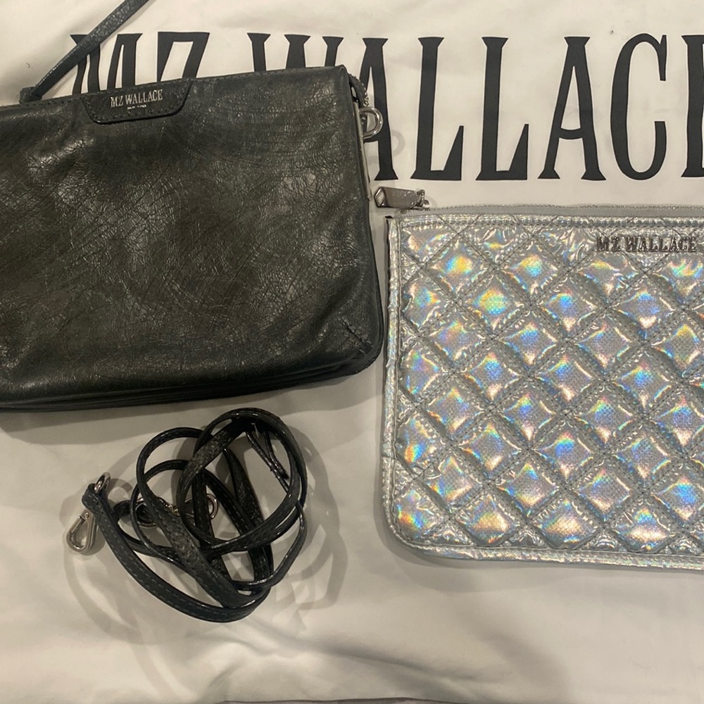 ⭐️ MZ Wallace bundle ⭐️- hologram pouch and leather Pippa